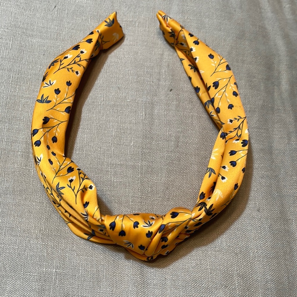 Head Bands of Hope yellow headband
